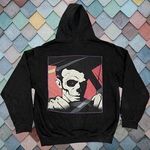 Blink-182 California 2016 Tour Hoodie Zip Up Sweatshirt Black Full Zip Mens L